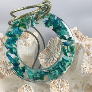 Resin and Quilling Art necklace